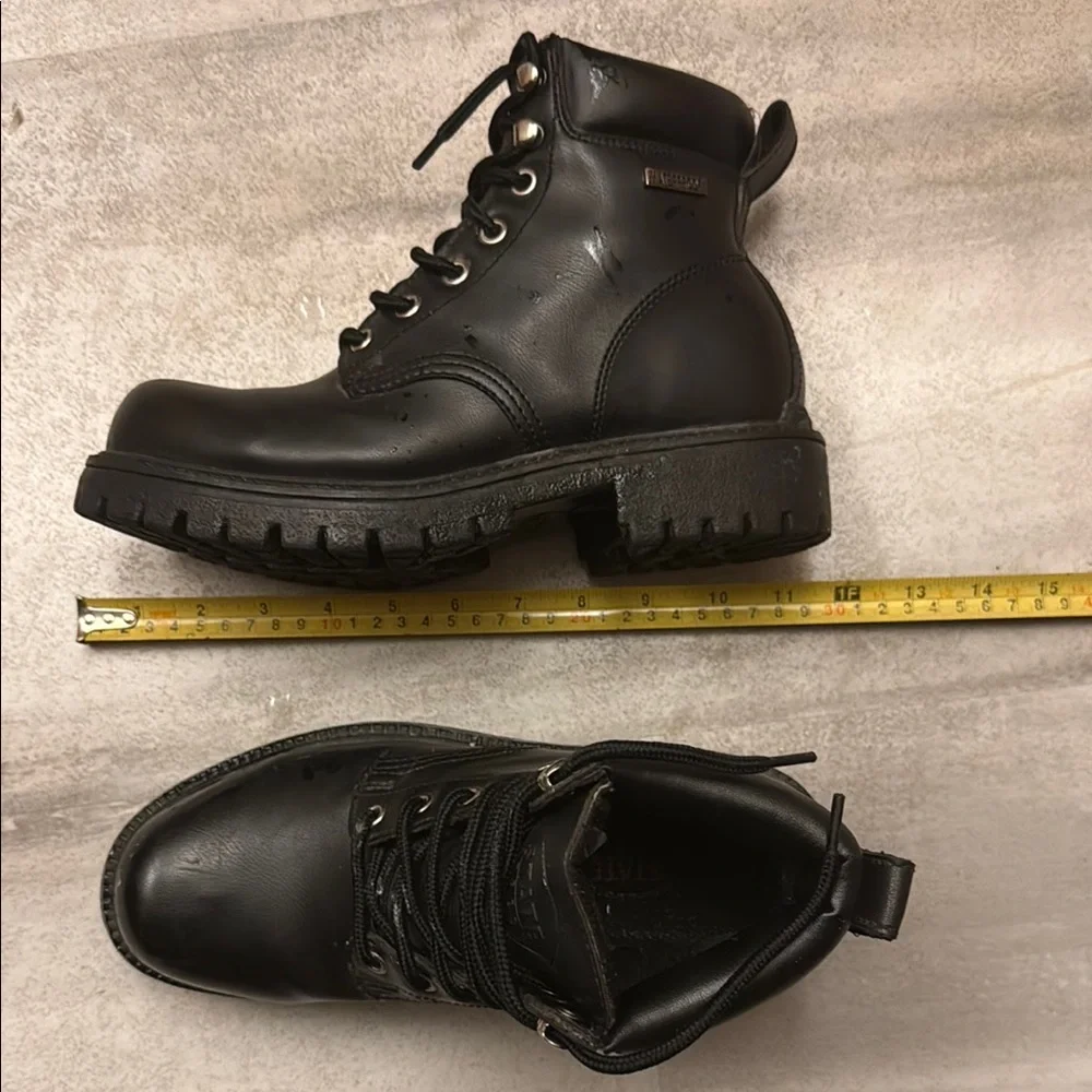 Waterford Black Ankle Boots with Laces